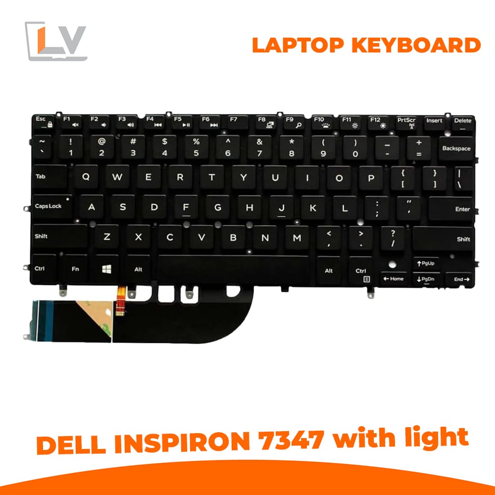 DELL-INSPIRON-7347-with-light- Replacement Keyboard for Dell Inspiron 13 7000 Series 7347