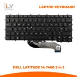 Original Backlit Keyboard for Dell Latitude 14 7400 2-in-1.