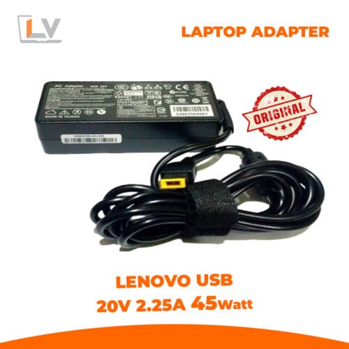 LENOVO 20V 2.25A 45WATT USB ADAPTER