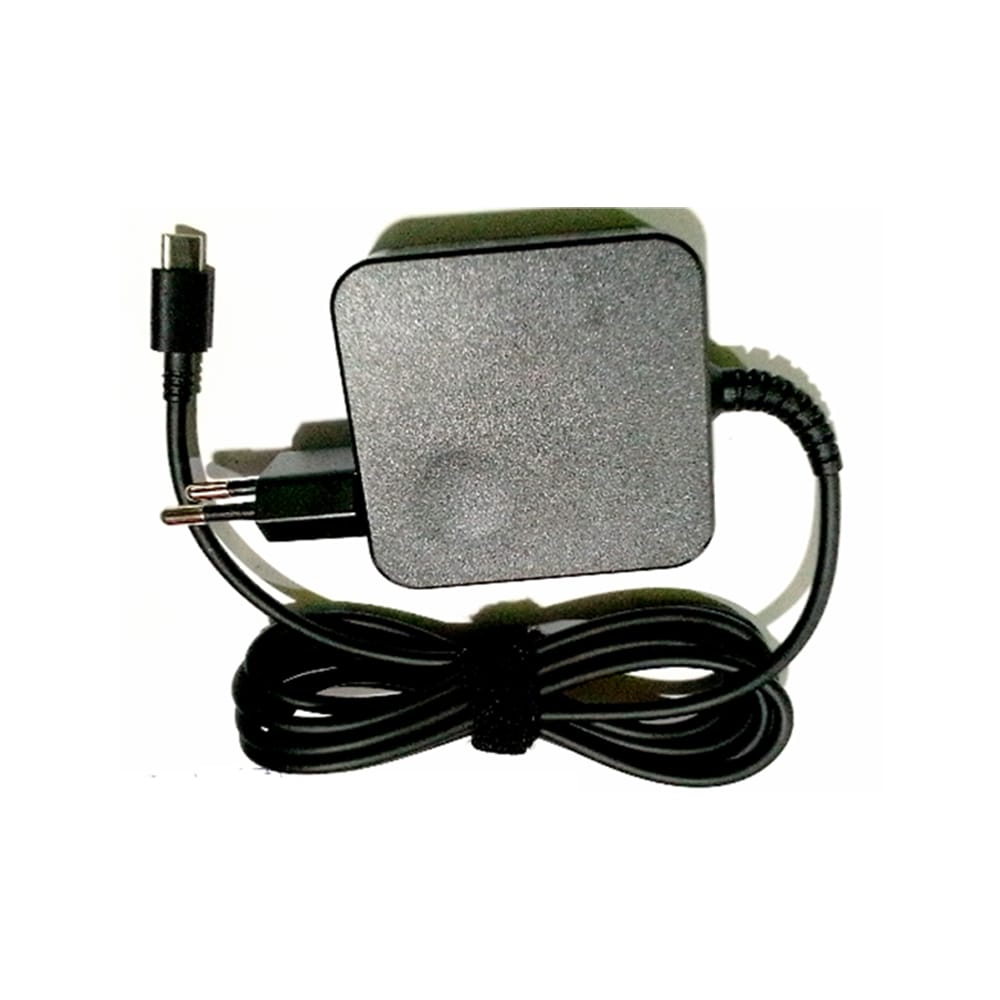 LENOVO-TYPE-C1-PORT-65-WATT-ORIGINAL-ADAPTER-WHITE Original Lenovo 20V 3.25A 65Watt USB-C Type Laptop Adapter Charger