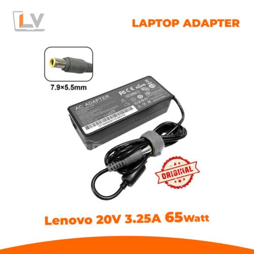 Lenovo 20V 3.25A 65Watt yellow port adapter.jpg org
