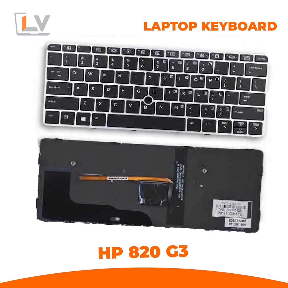 hp-820-g3-keyboard- HP EliteBook 725 G3 / 820 G3 / 828 G3-G4